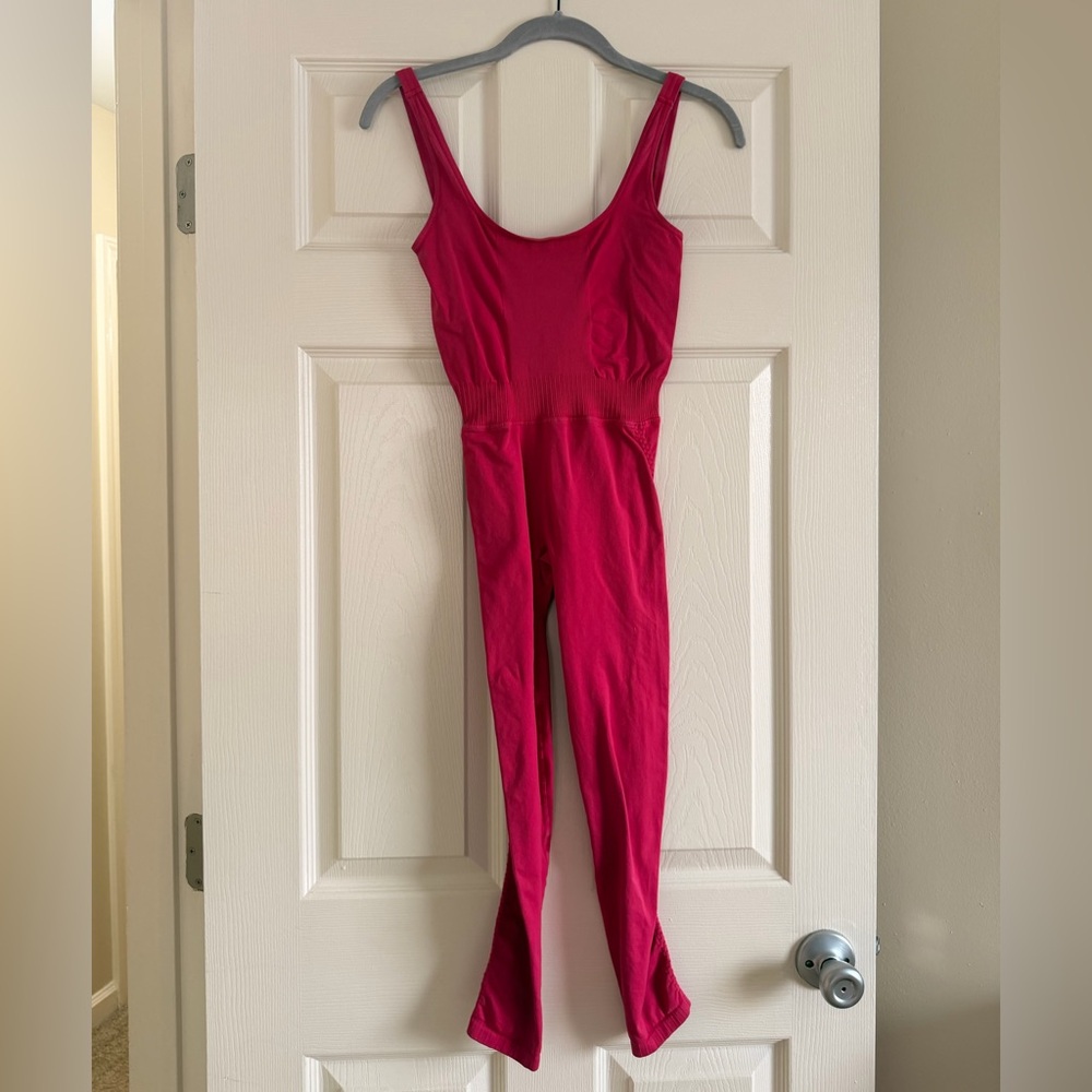 Good karma onesie fp movement hot pink